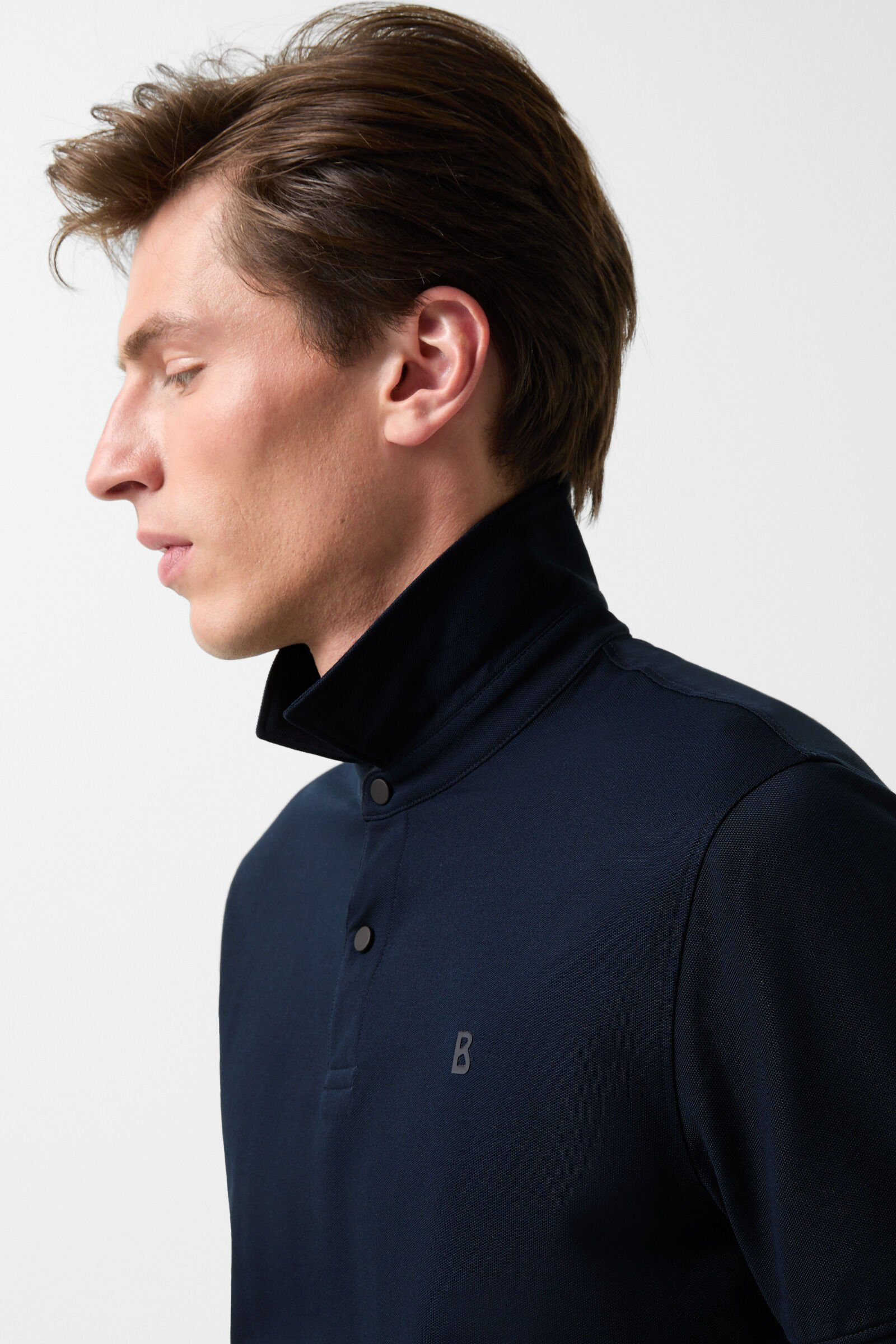 Timo polo shirt in Navy blue - 5
