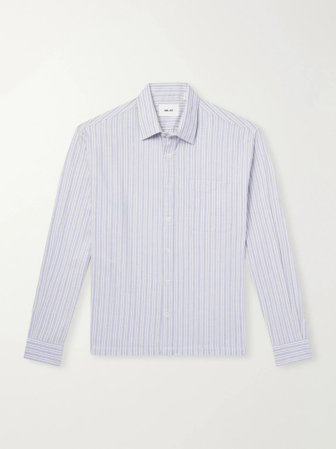 Deon Herringbone Organic Cotton Shirt - 1