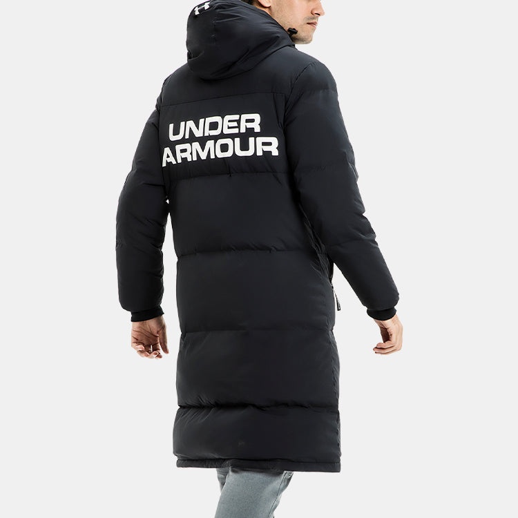Under Armour Long Down Bench Coat 'Black' 1345057-001 - 5