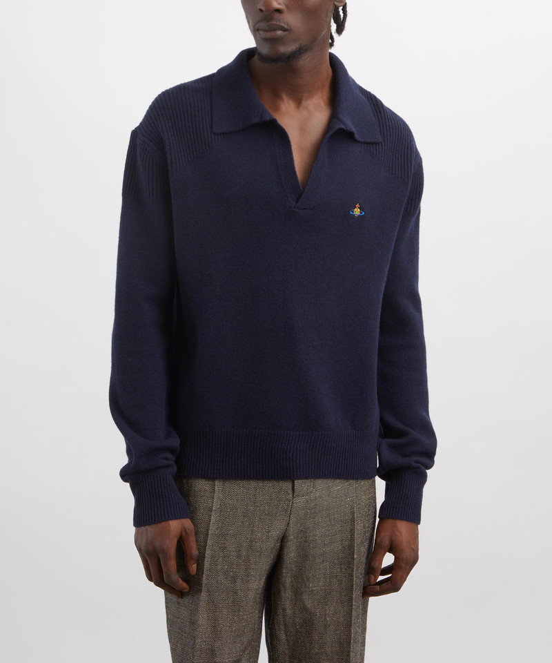 Vivienne Westwood Navy Football Polo outlook