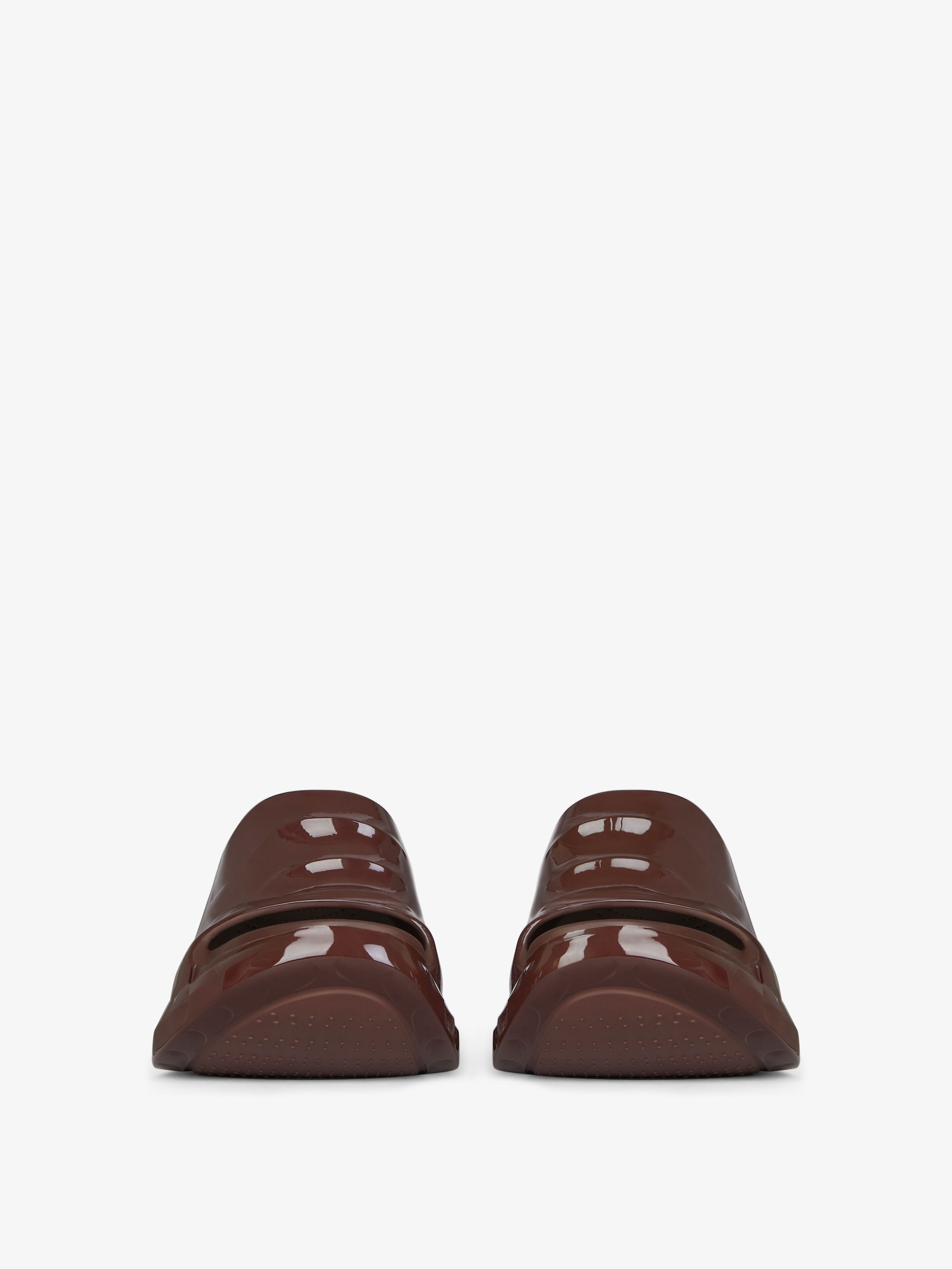 MARSHMALLOW WEDGE SANDALS IN RUBBER - 2