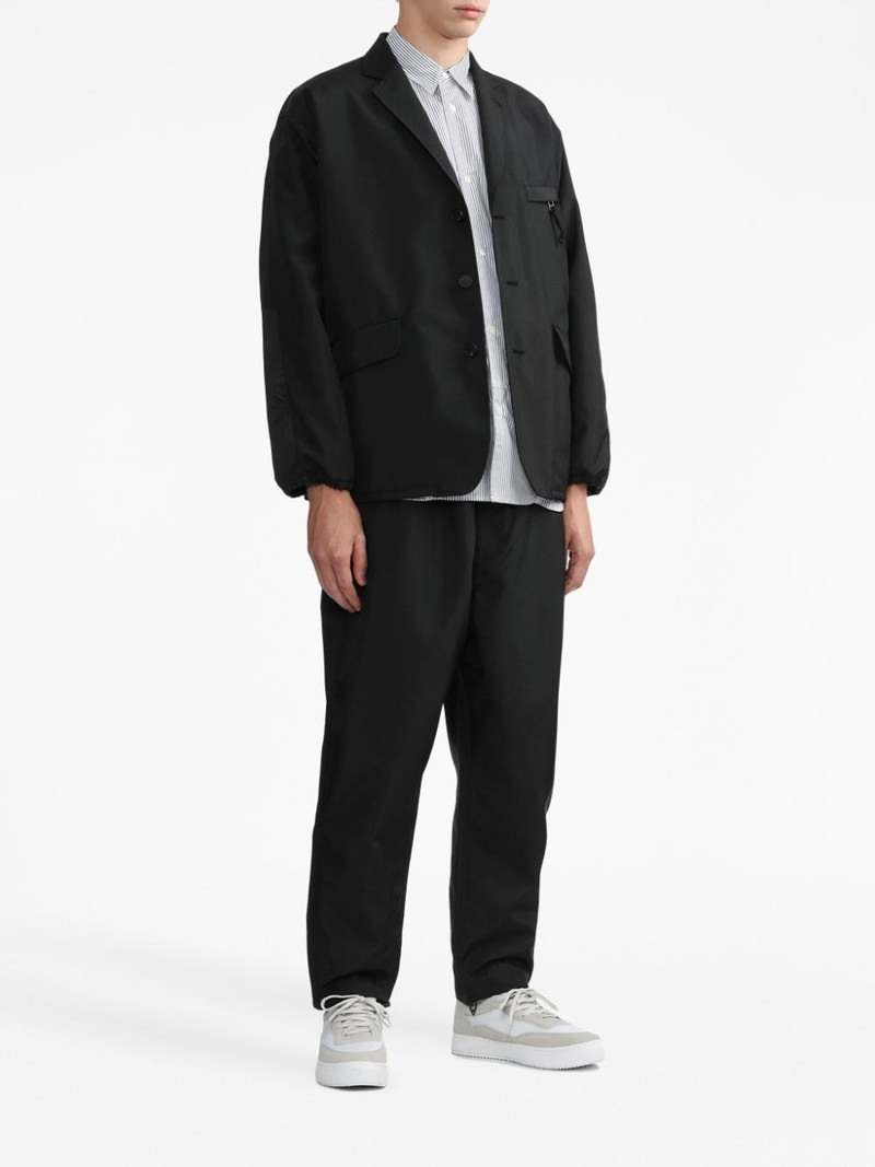 Comme des Garçons Homme notched-collar single-breasted blazer outlook