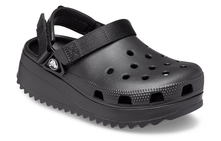 Crocs Classic Hiker Casual Sandals Unisex Black 206772-060 - 4