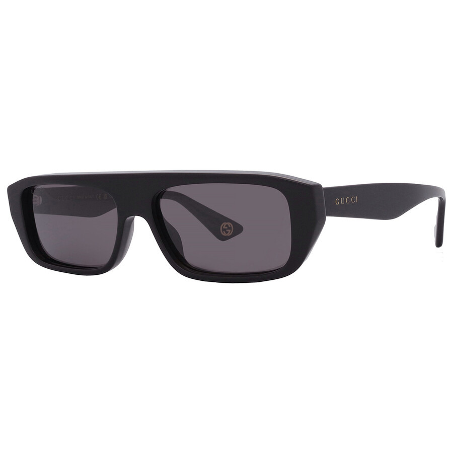 Gucci Grey Browline Men's Sunglasses GG1617S 001 56 - 3