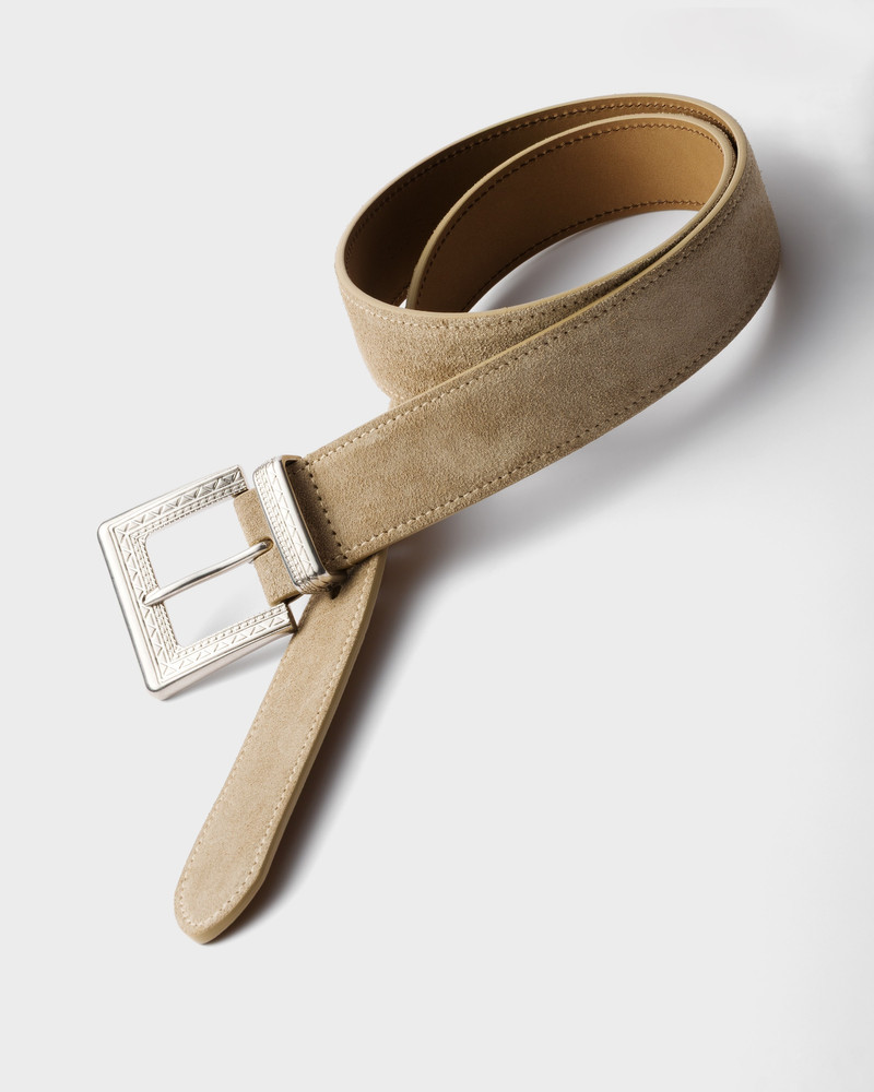 Prada Suede belt outlook