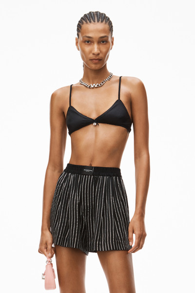 Alexander Wang SCRUNCHIE STRAP BRA IN SILK CHARMEUSE outlook