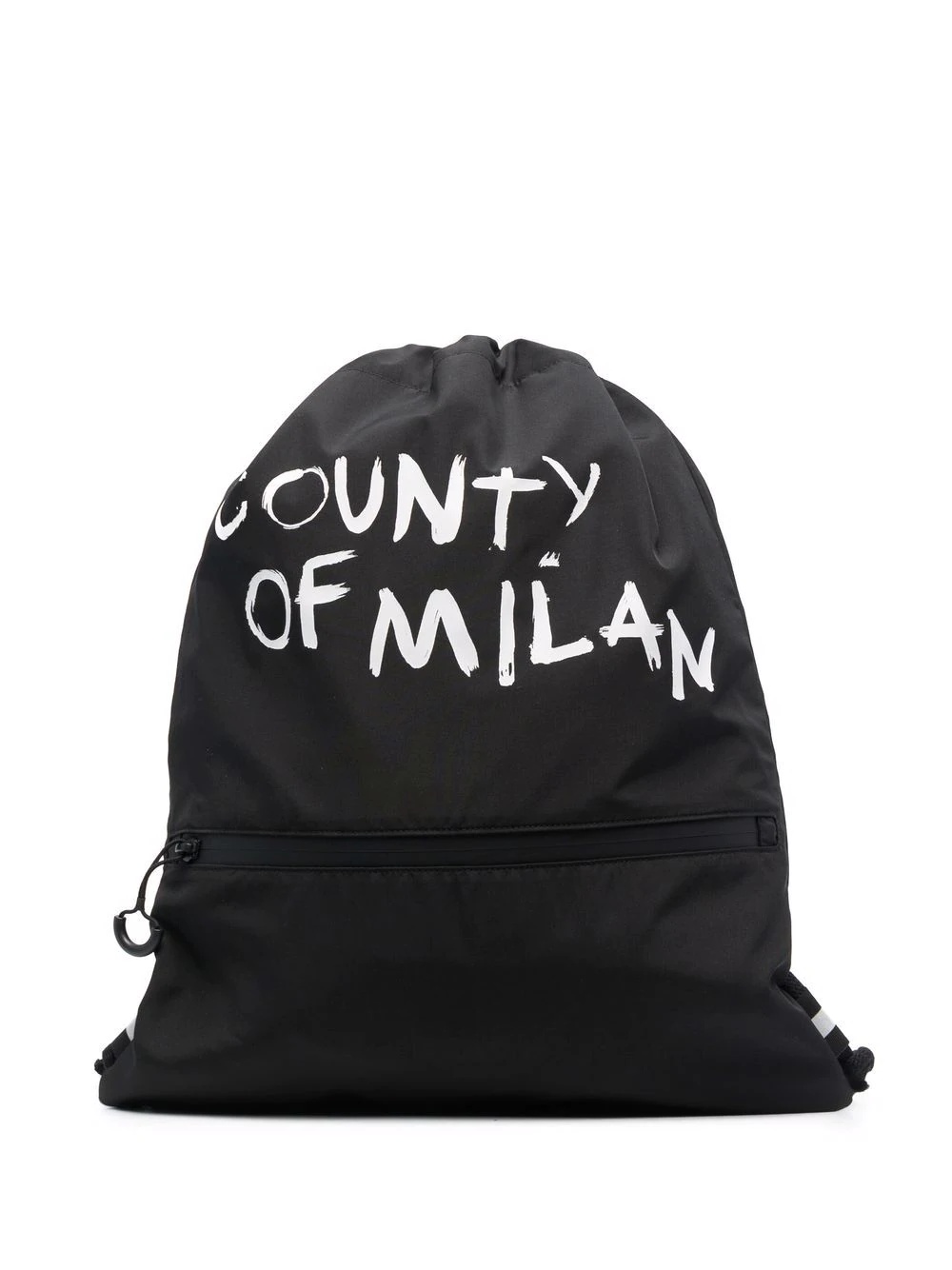 logo-print drawstring backpack - 1