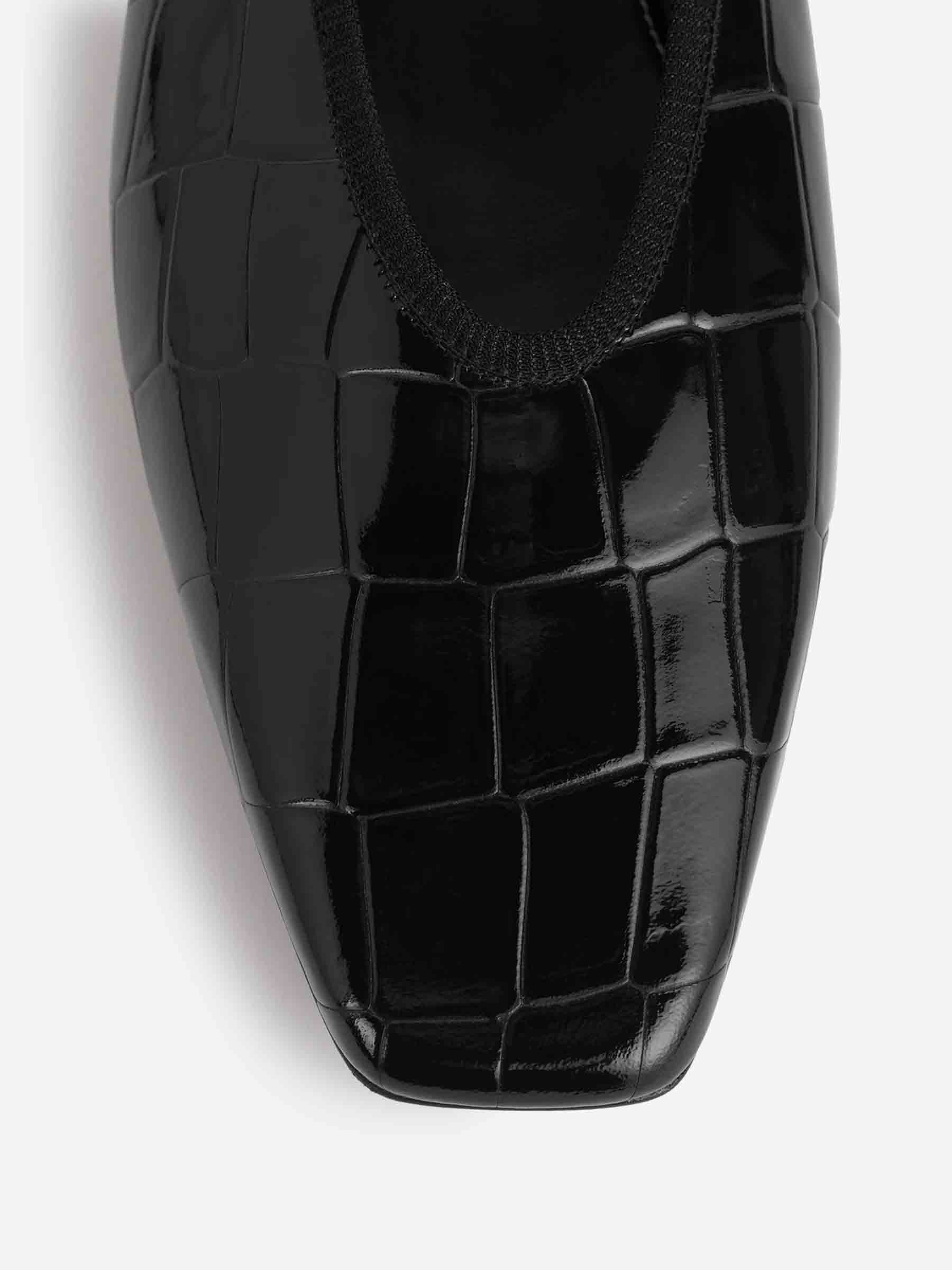 MINIMALIST CROCODILE BALLERINAS - 3