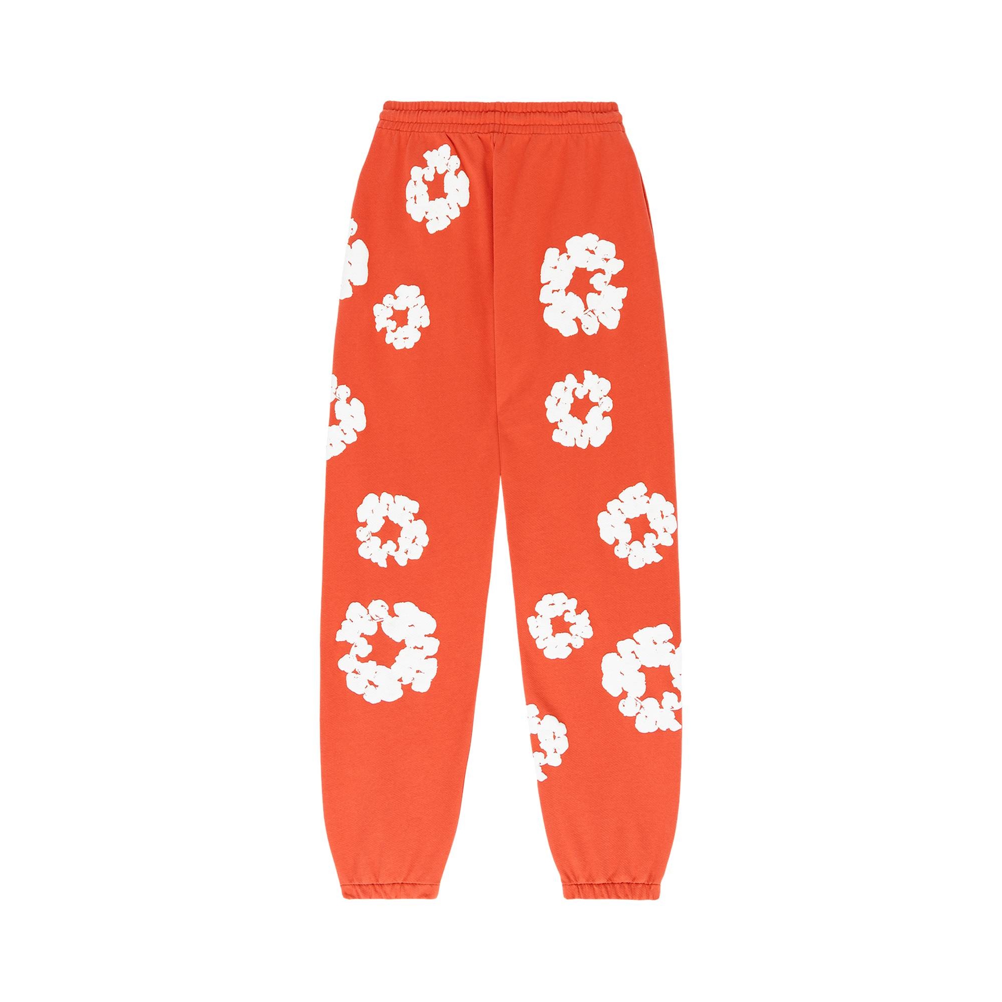 Denim Tears The Cotton Wreath Sweatpants 'Orange' - 2