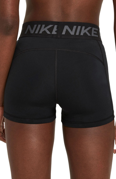 Nike Pro 3-Inch Shorts in Black/Iron Grey outlook