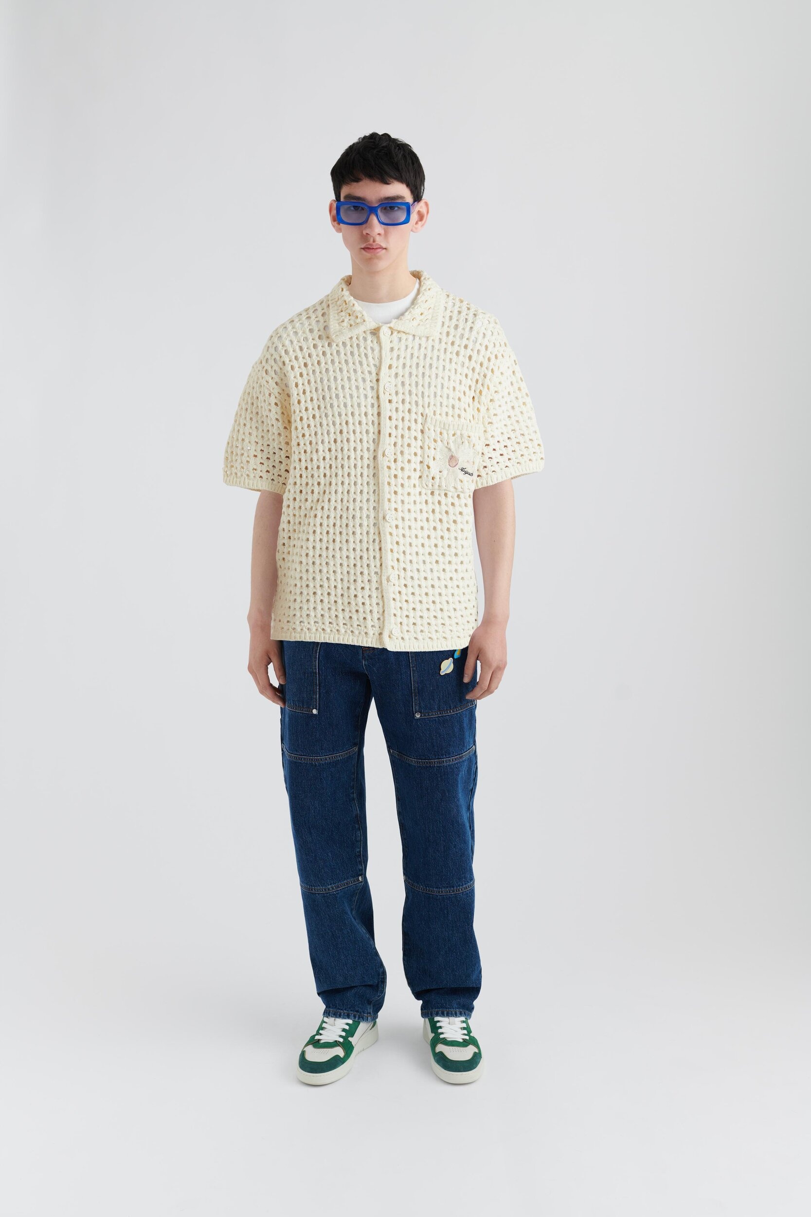 Franco Mesh Knit Shirt - 4