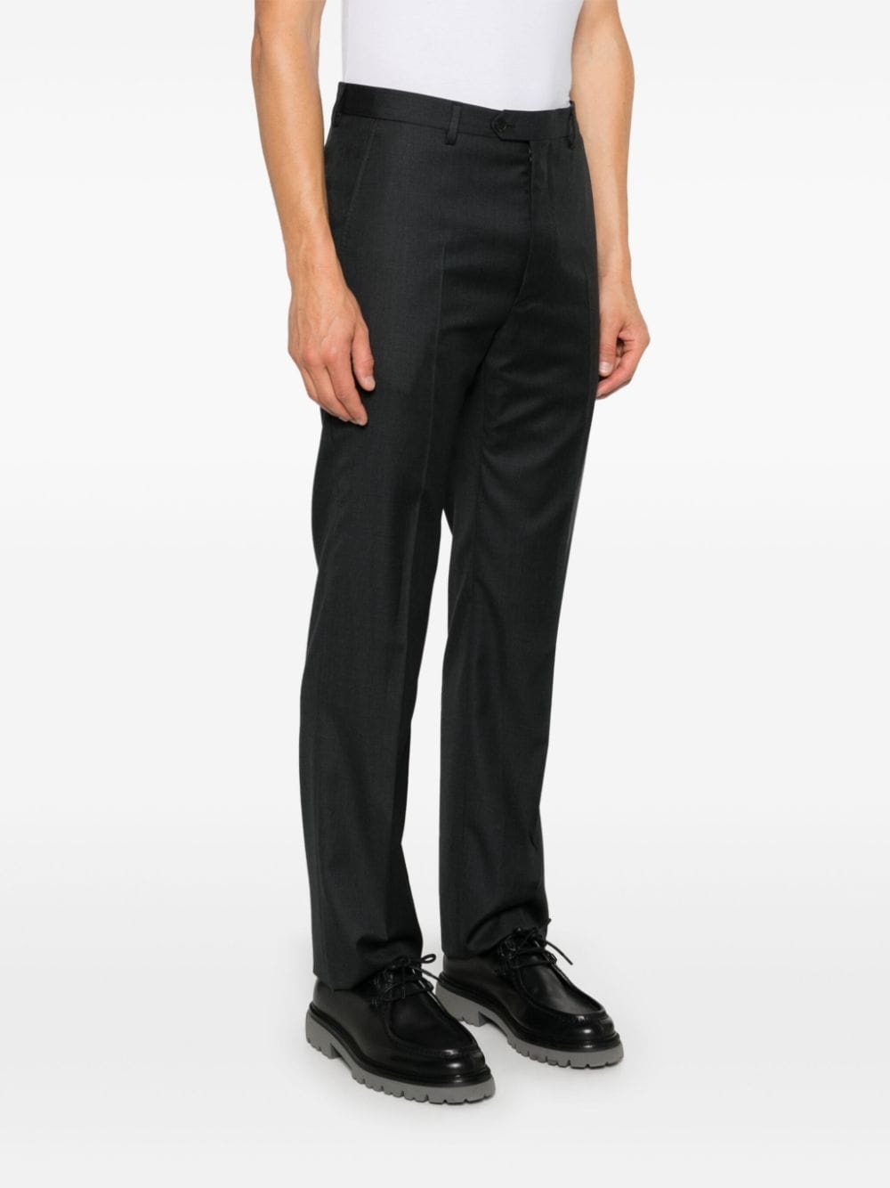 straight-leg tailored trousers - 3