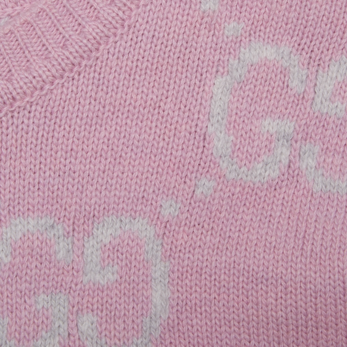 GG knit wool top - 4