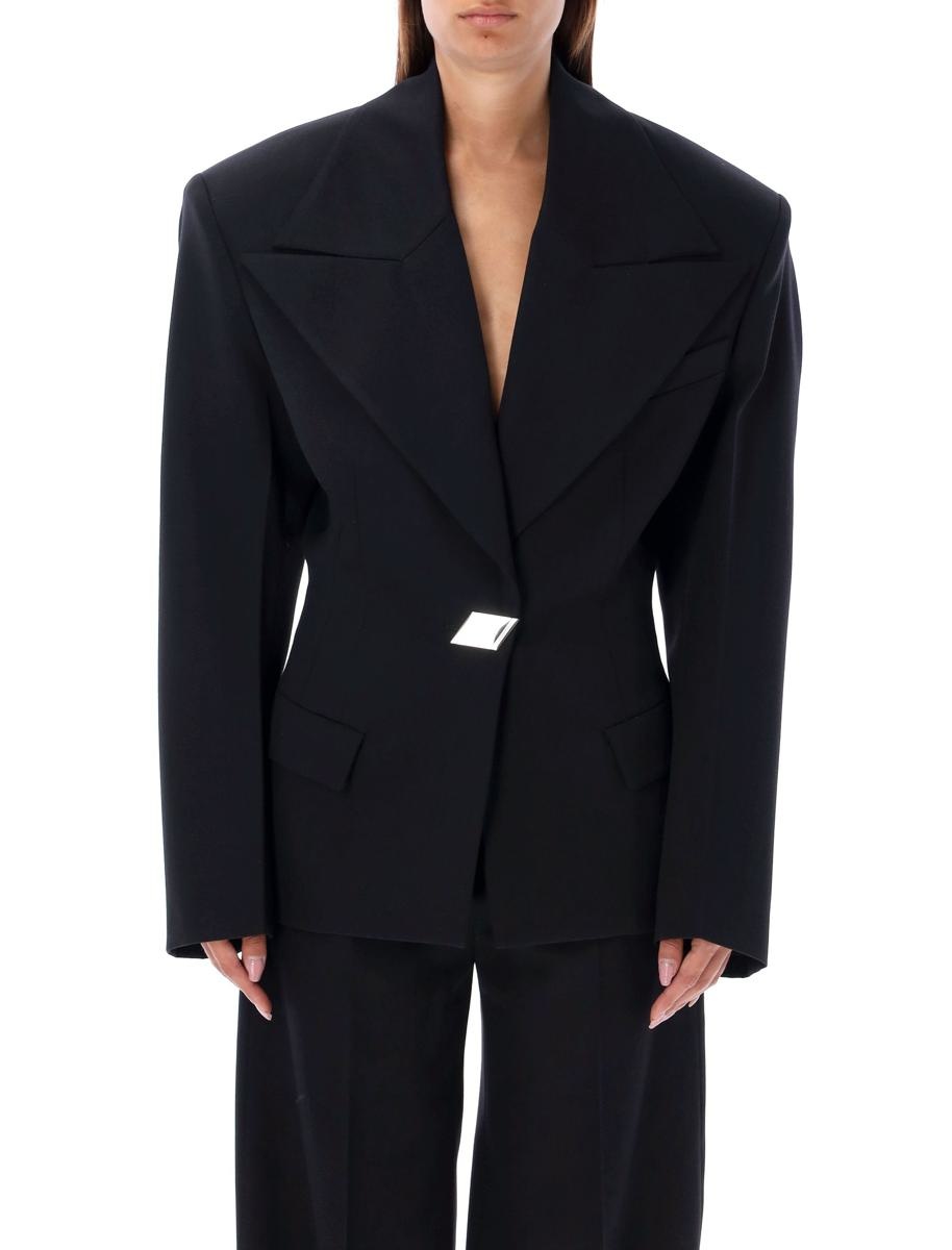 THE ATTICO The Attico THE ATTICO BLAZER BIG SHOULDERS baltini
