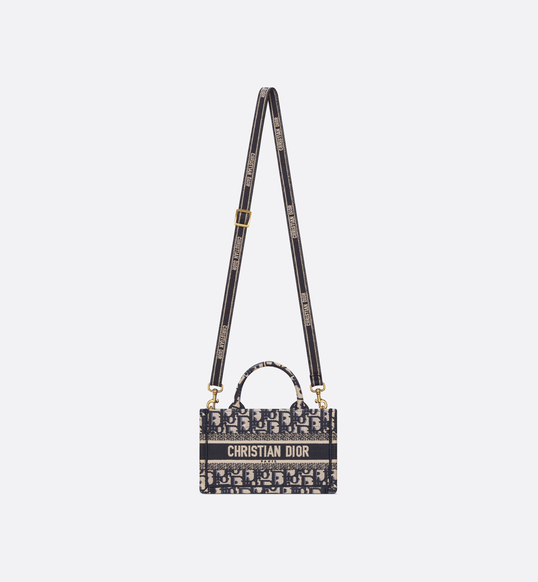 Mini Dior Book Tote with Strap - 4