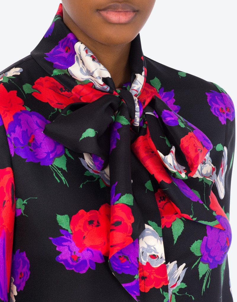 ALLOVER MORPHED FLOWERS TWILL SHIRT 4