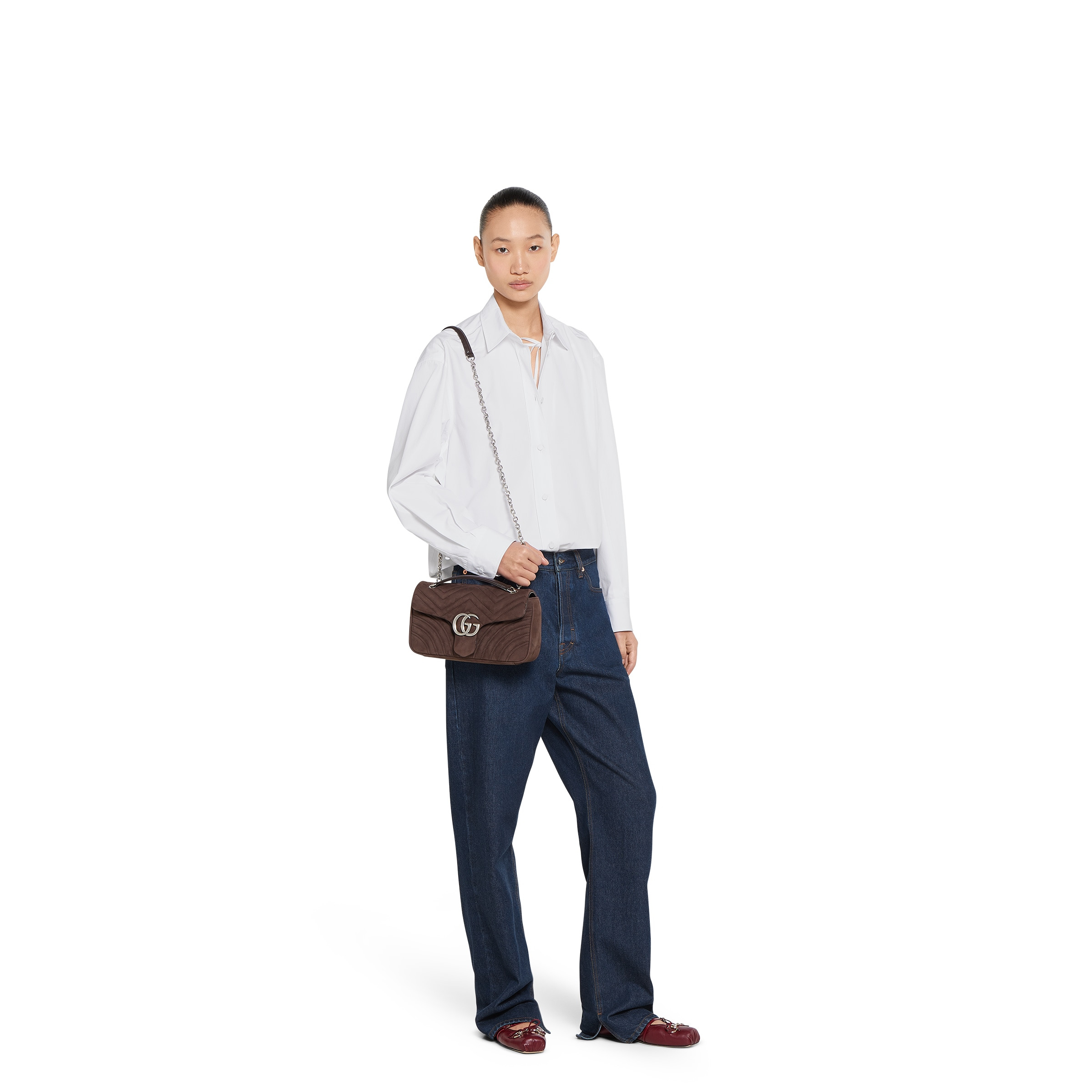 GG Marmont medium shoulder bag - 3