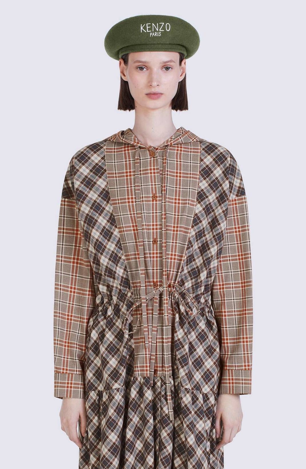 Long checked dress - 4