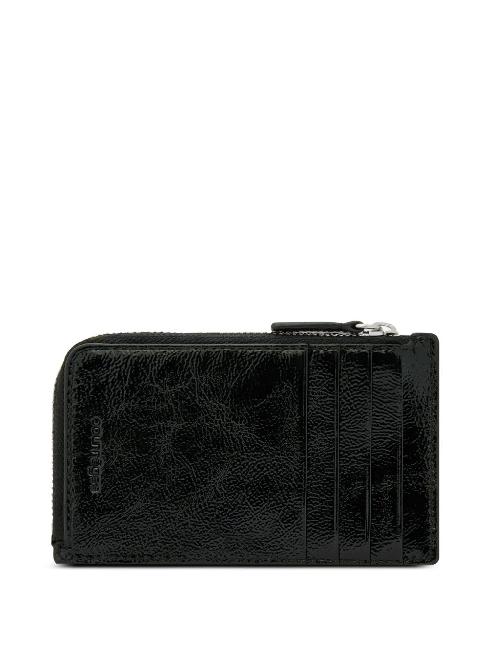 leather zipped card holder - 2