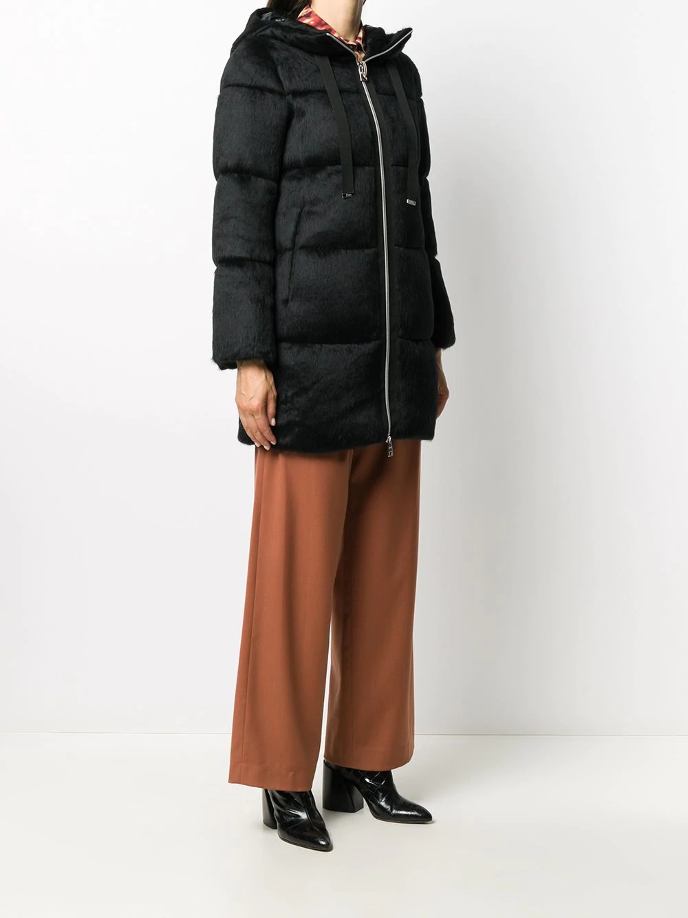 mid-length puffer jacket - 3