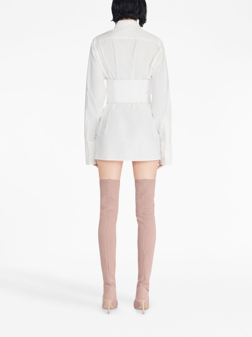 corset organic-cotton minidress - 4