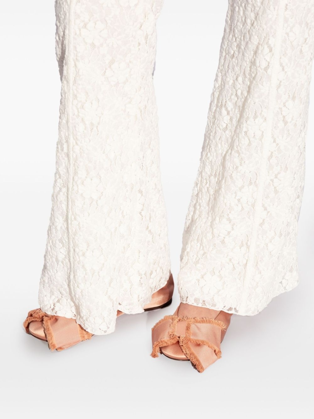 bow-detail ballerina shoes - 5