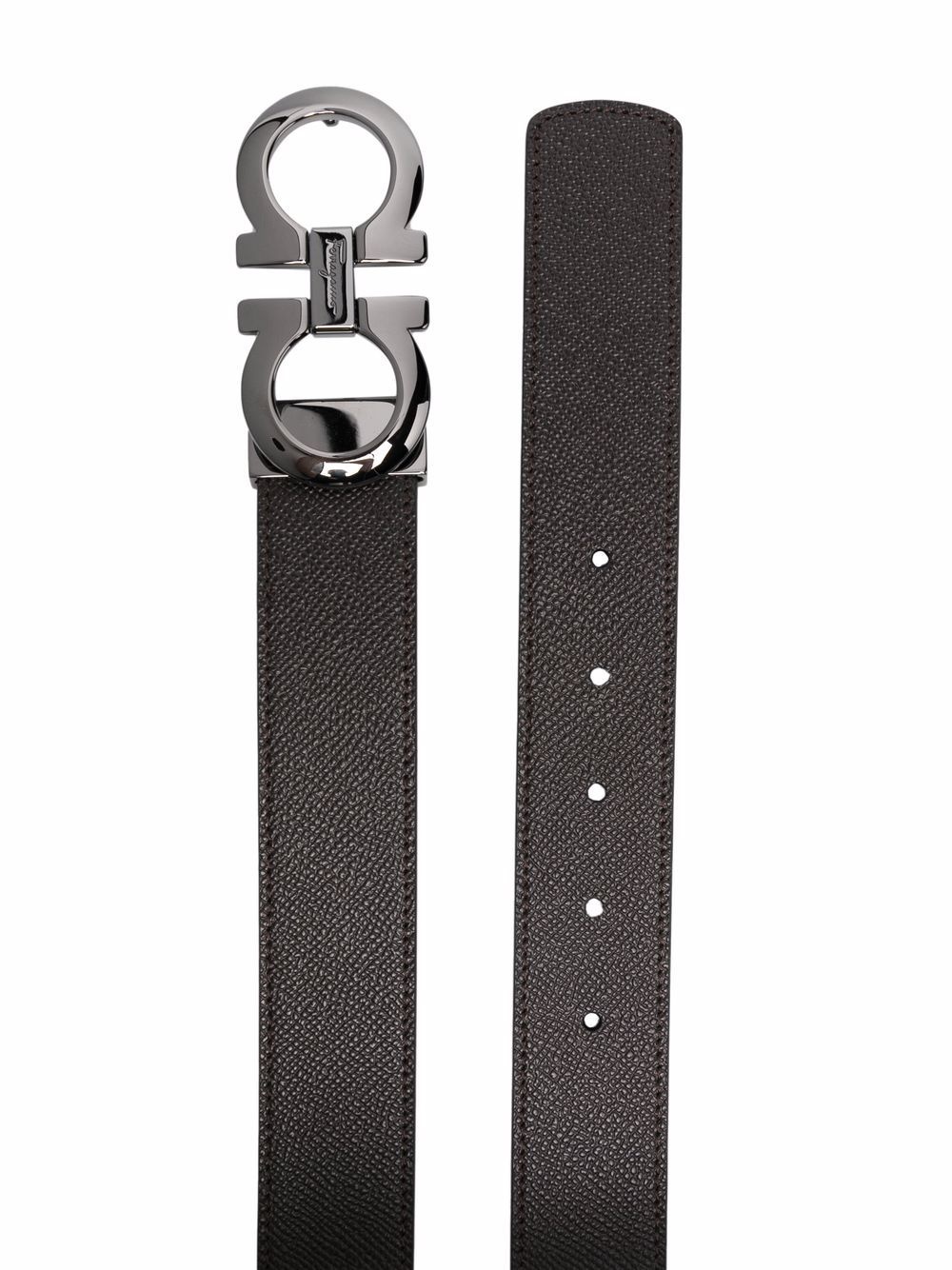 Gancini-buckle belt - 2