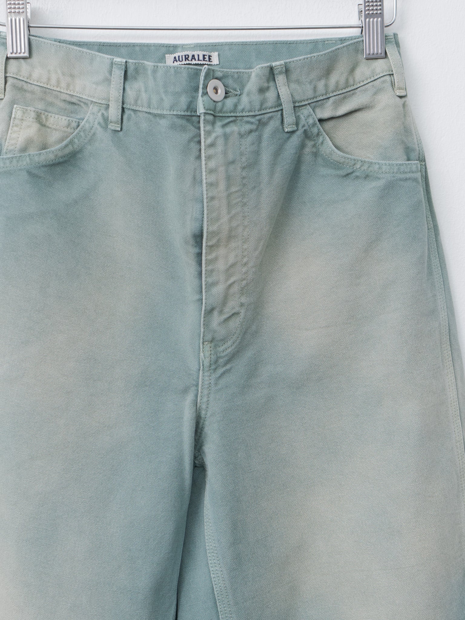 Organic Cotton Duck Pants - Ash Green - 6