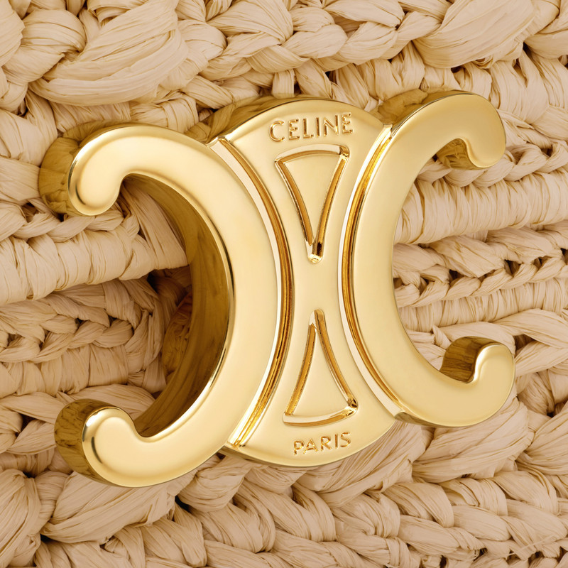 TEEN CELINE LOLA IN RAFFIA EFFECT TEXTILE 5