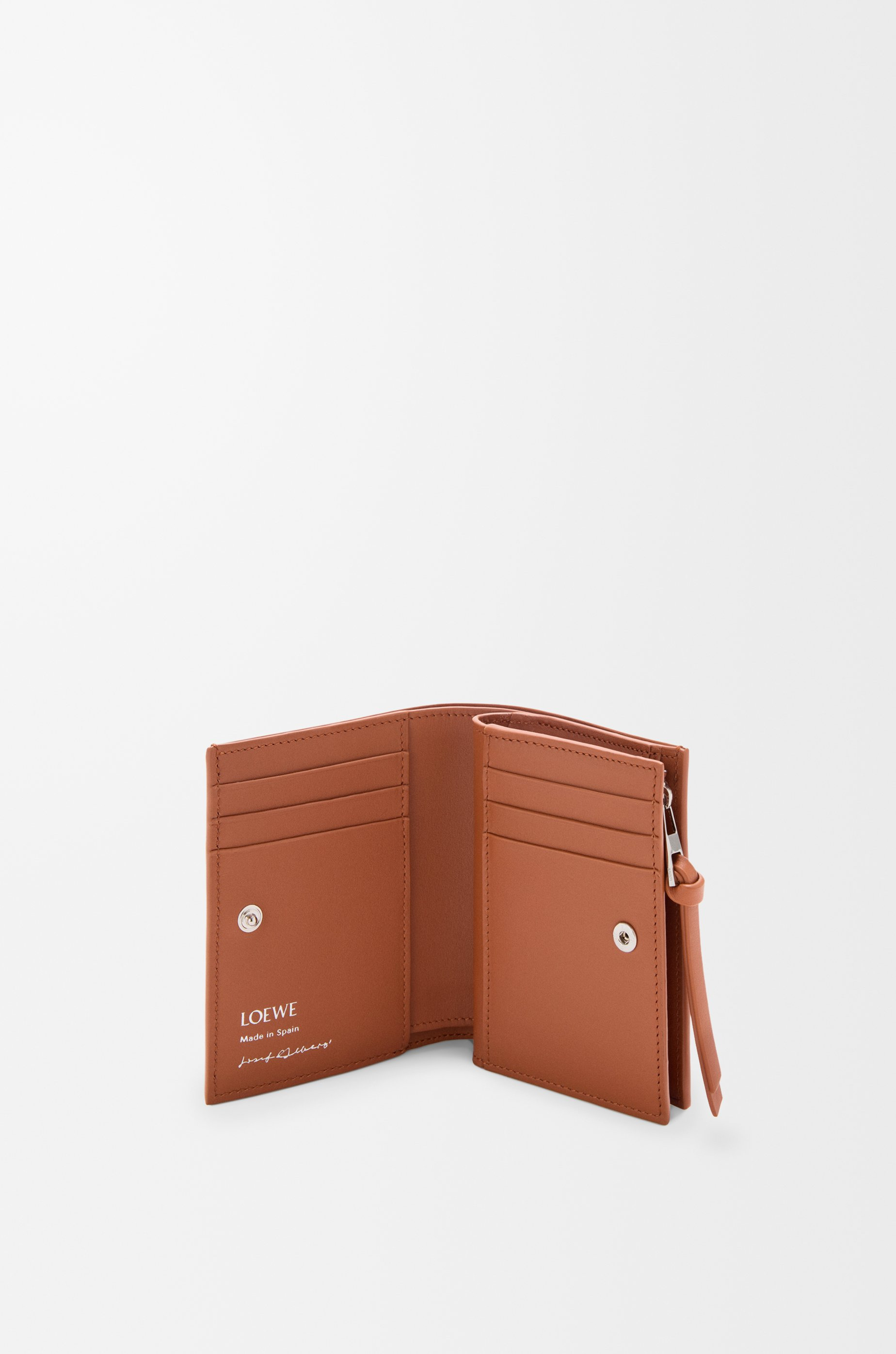 Compact wallet in nappa calfskin - 2