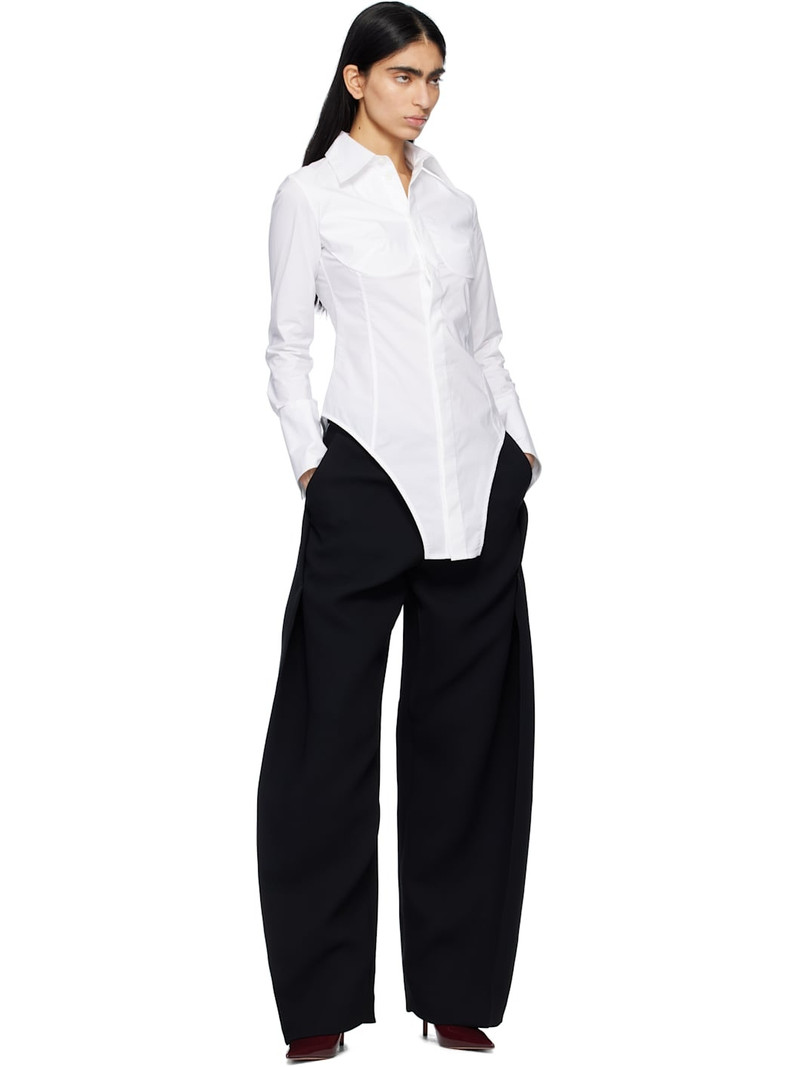 Jean Paul Gaultier Black 'The Sculptural' Trousers outlook