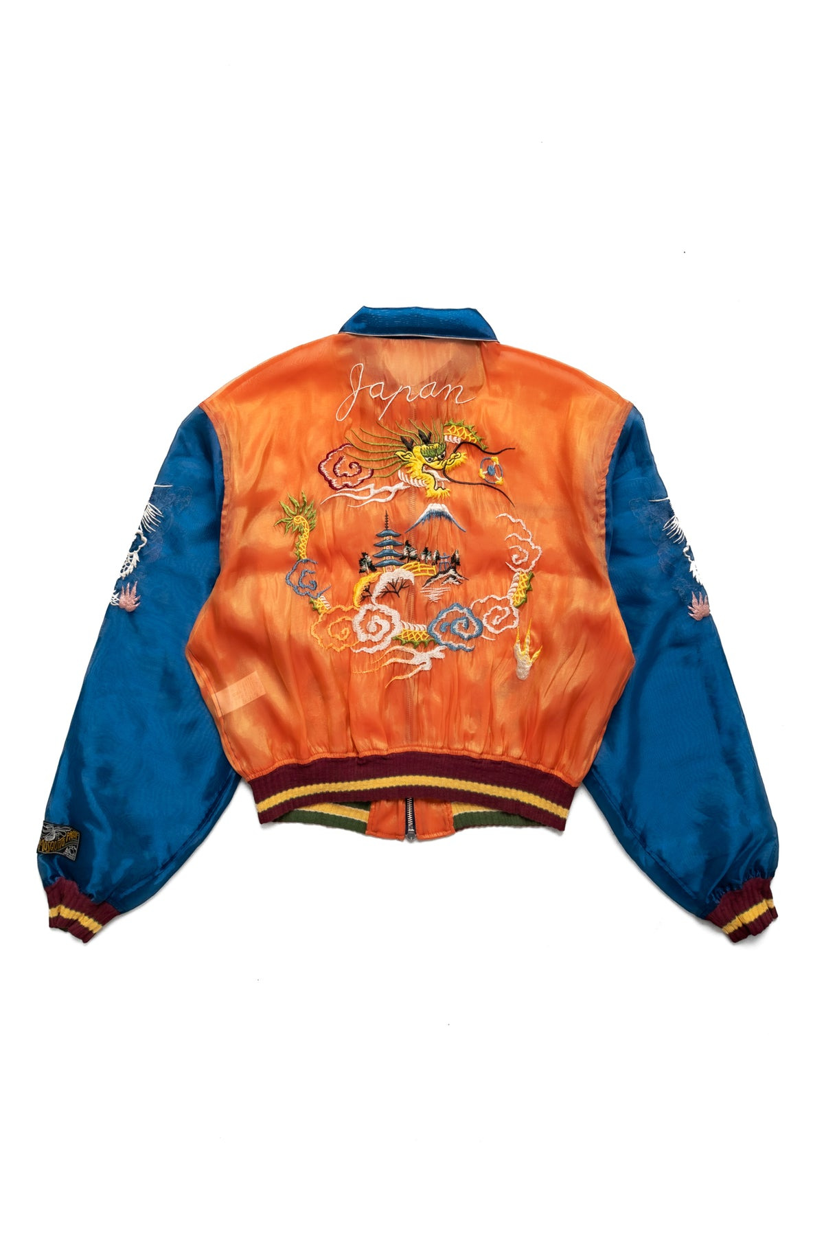 Sheer Pearl Mosquito Guard 2TONES Vietnam JKT - Orange x Blue - 2