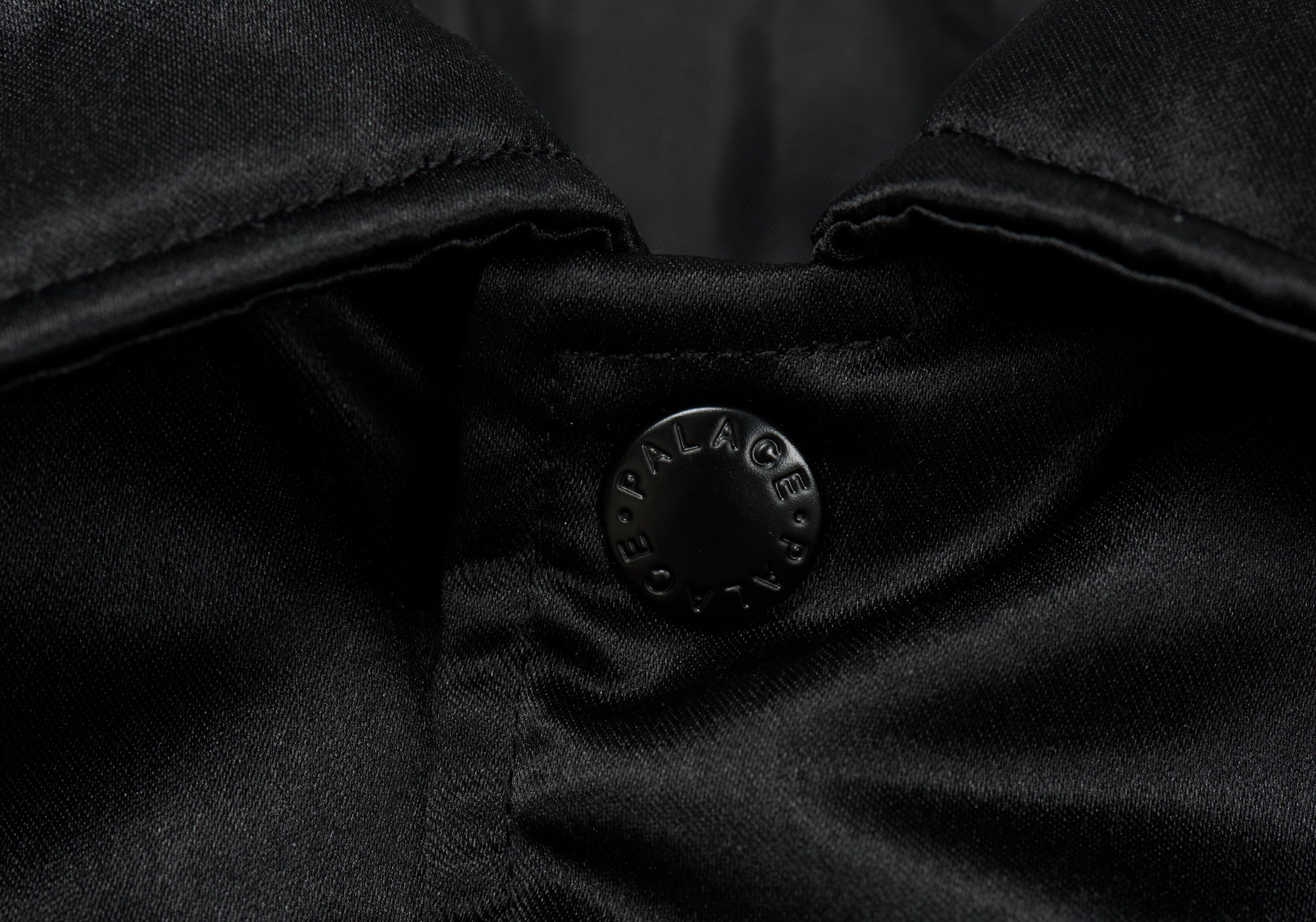 SATIN VARSITY JACKET BLACK - 8