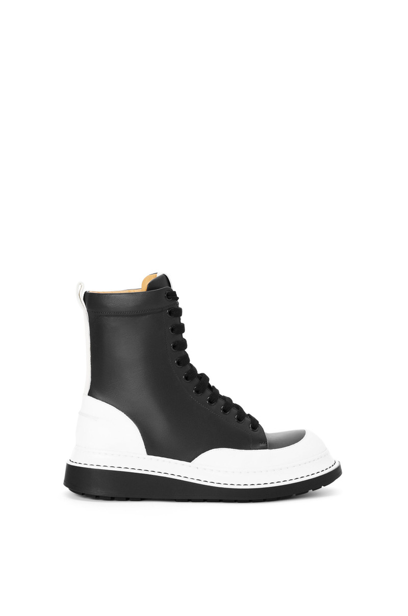 Combat boot in calfskin - 1