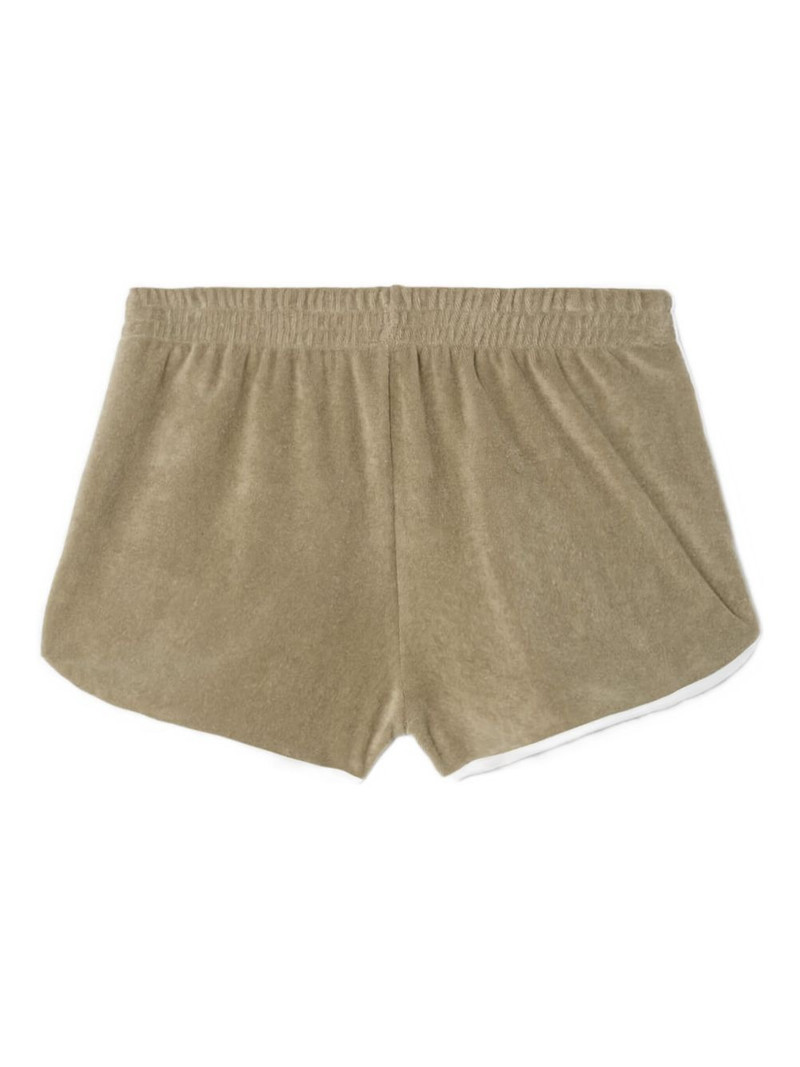 elastic-waistband terry shorts 4