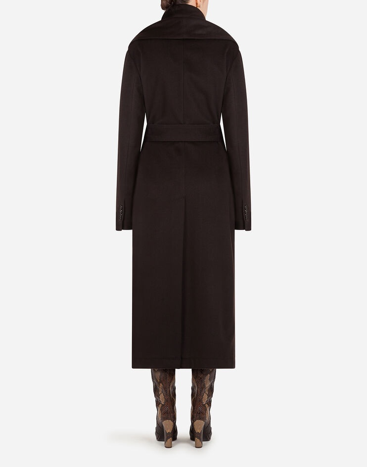 Belted cashmere robe coat - 2