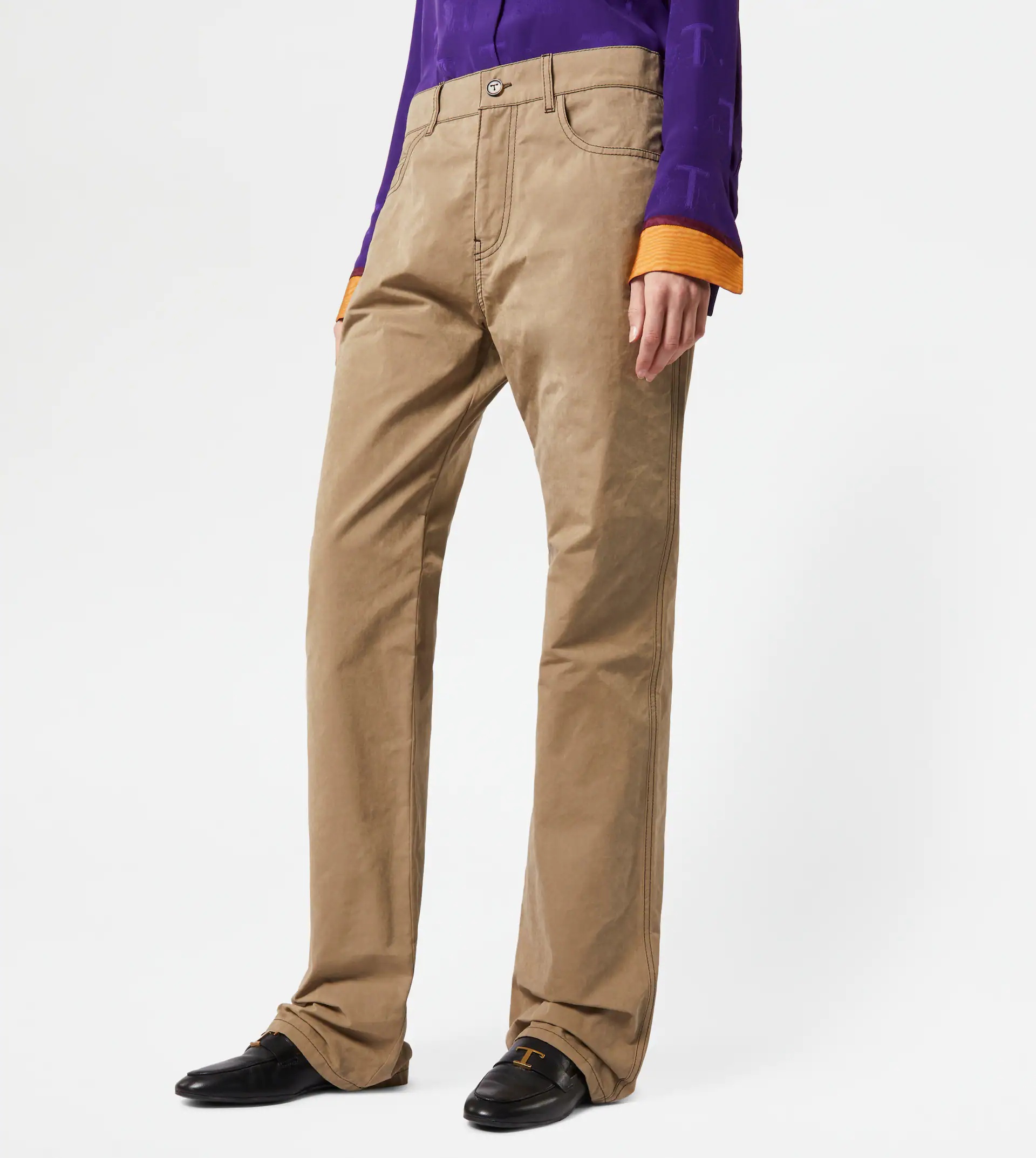 TROUSERS - BEIGE - 7