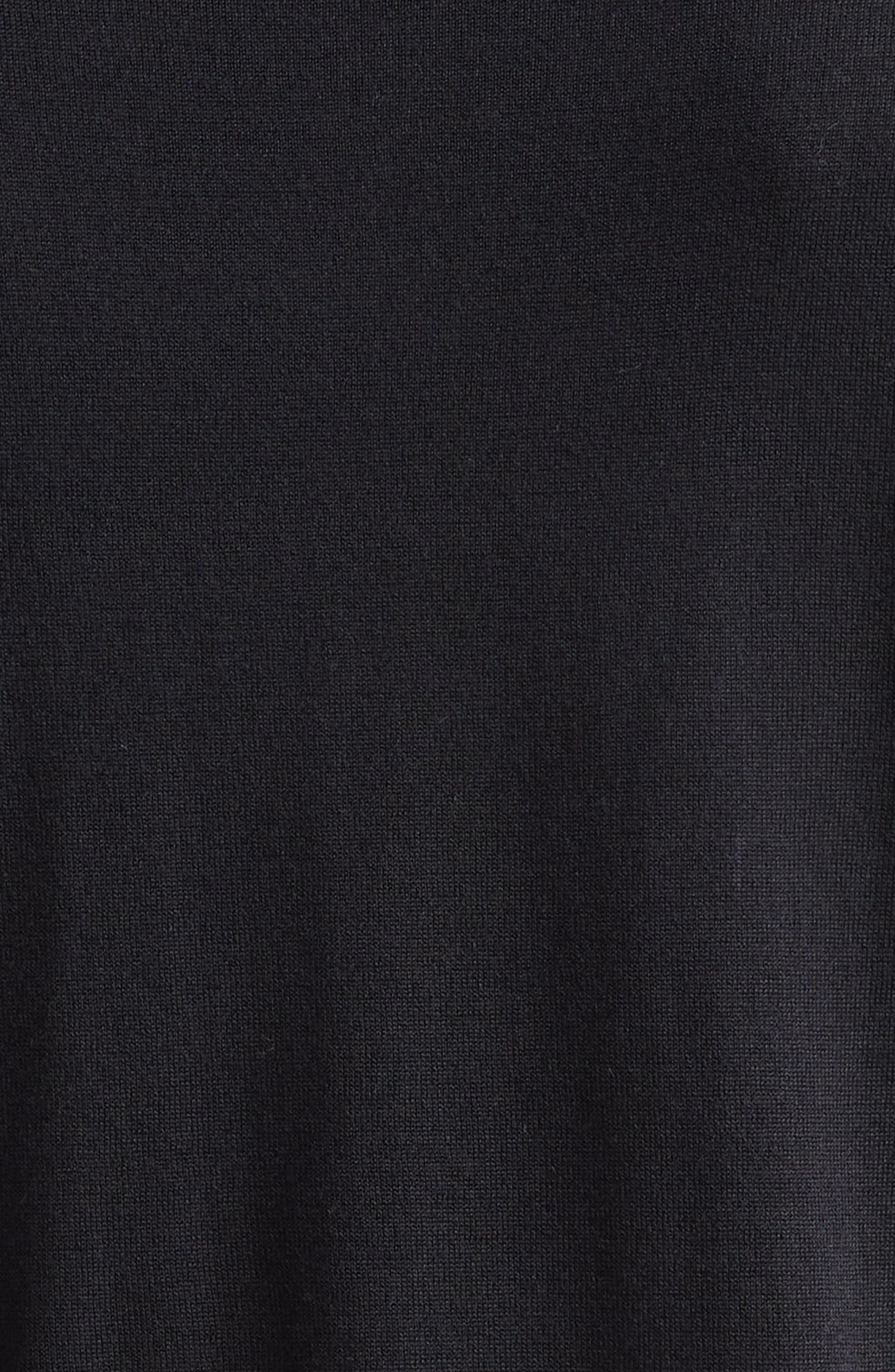 Thom Browne Virgin Wool Crewneck Sweater in Black at Nordstrom - 6