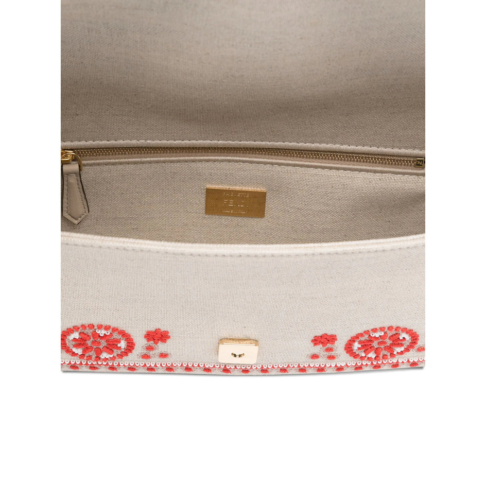Fendi Neutrals Tote Bags Women - 4
