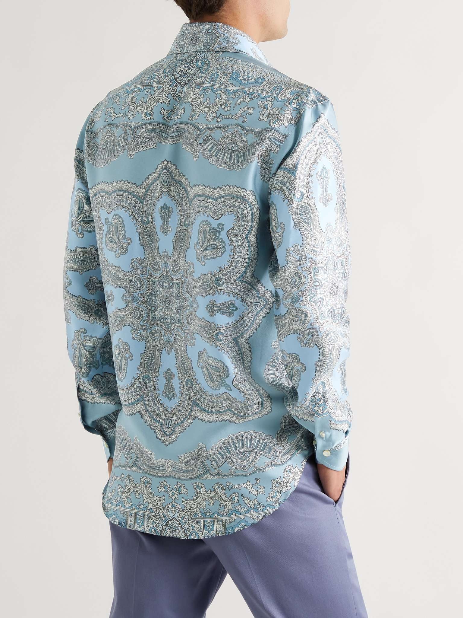 Paisley-Print Silk Shirt - 4