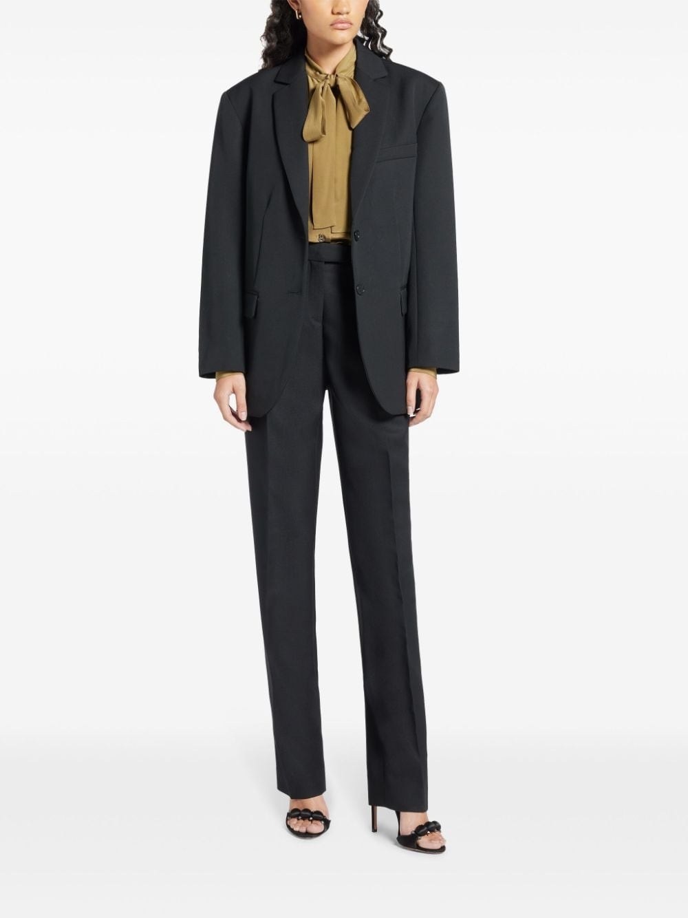 pleat-detail tailored trousers - 2
