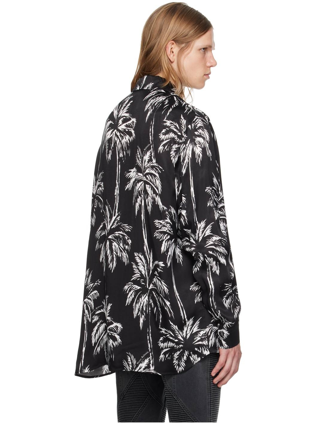 Black Palm Tree Shirt - 3