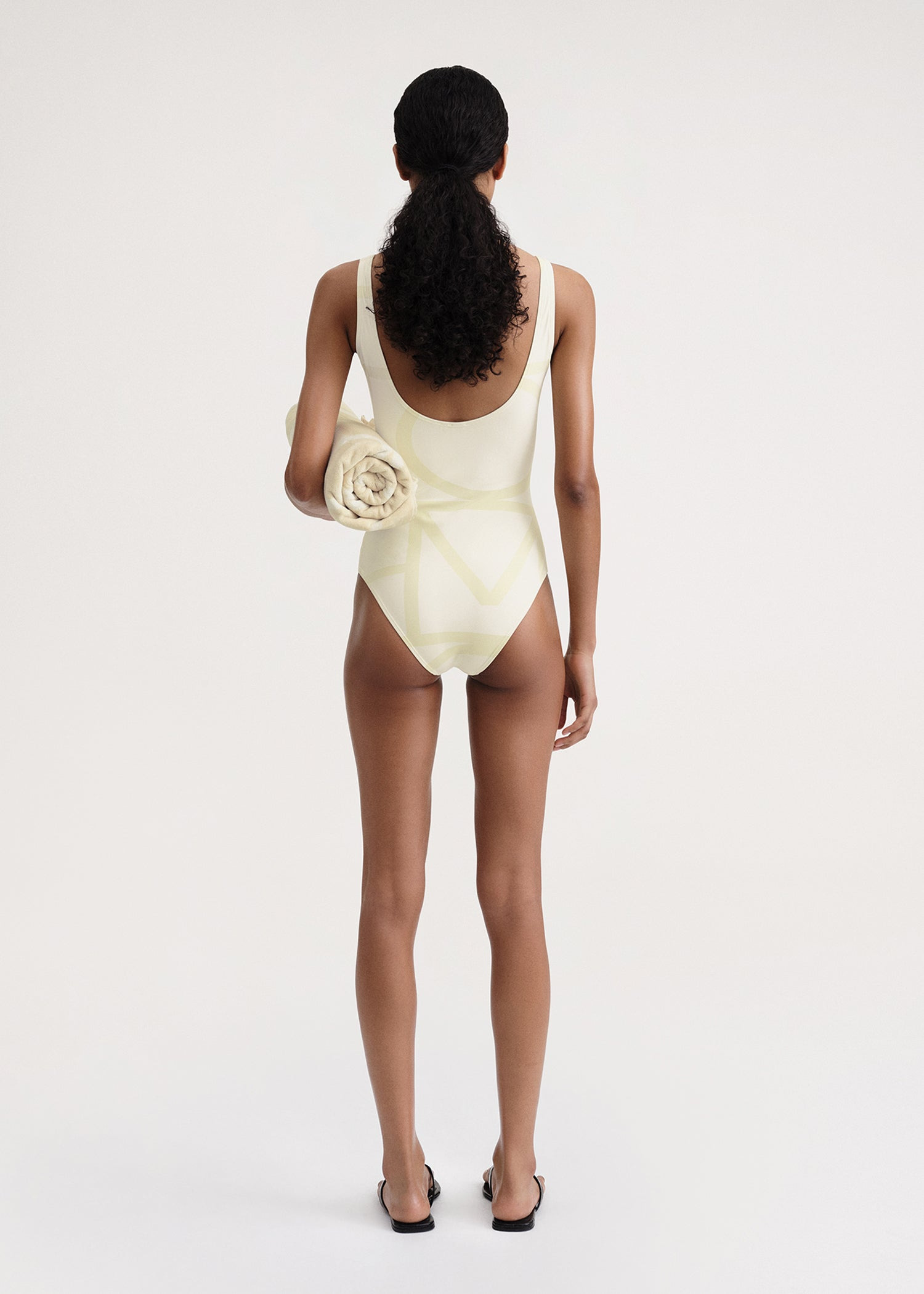 Monogram swimsuit sand - 4