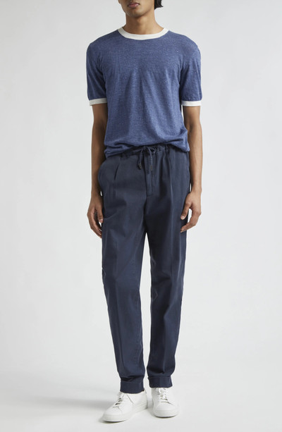 THOM SWEENEY Cotton Twill Drawstring Pants outlook