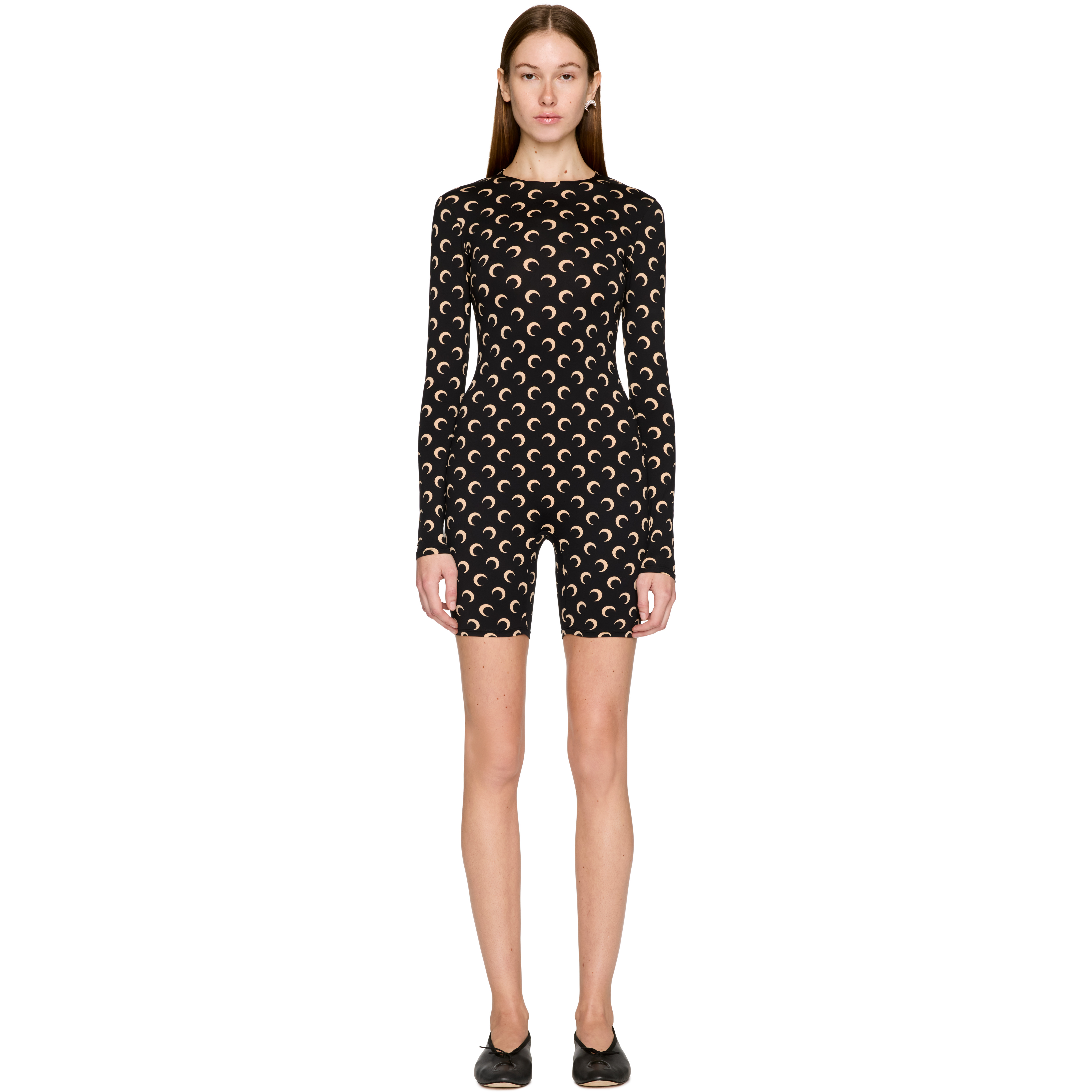 Recycled Moon Jersey Short Catsuit - 1