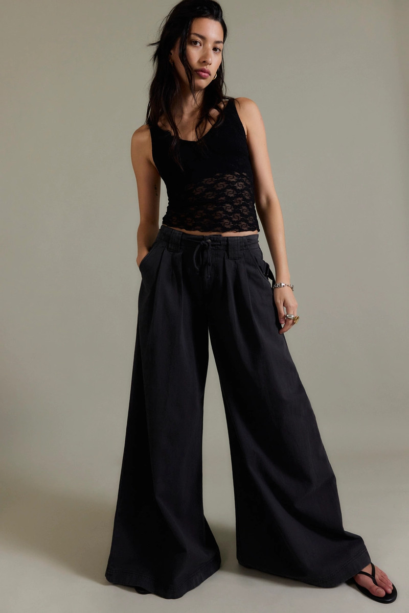 Julien Wide-Leg Chino Trousers 1