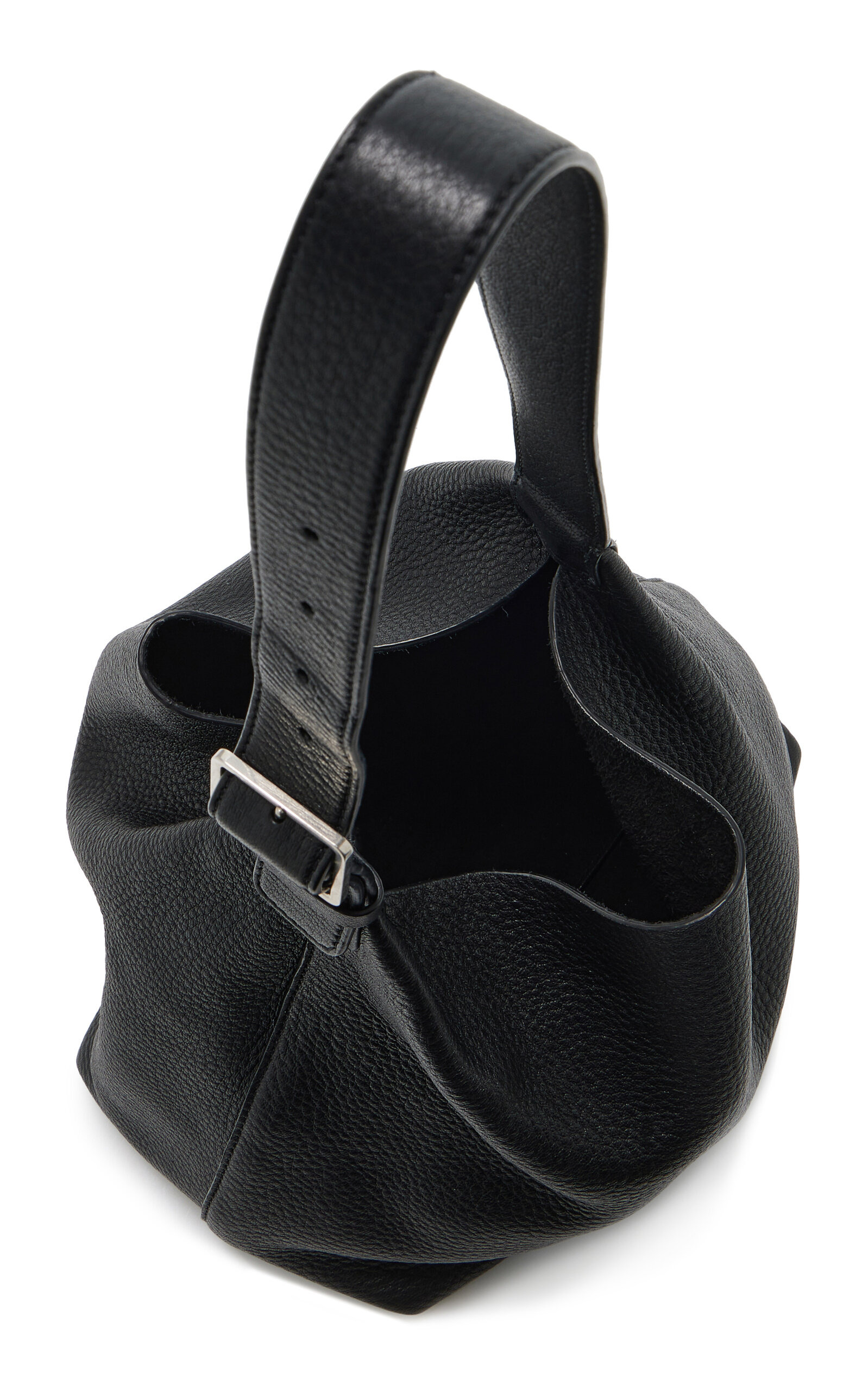Isa Leather Shoulder Bag black - 5