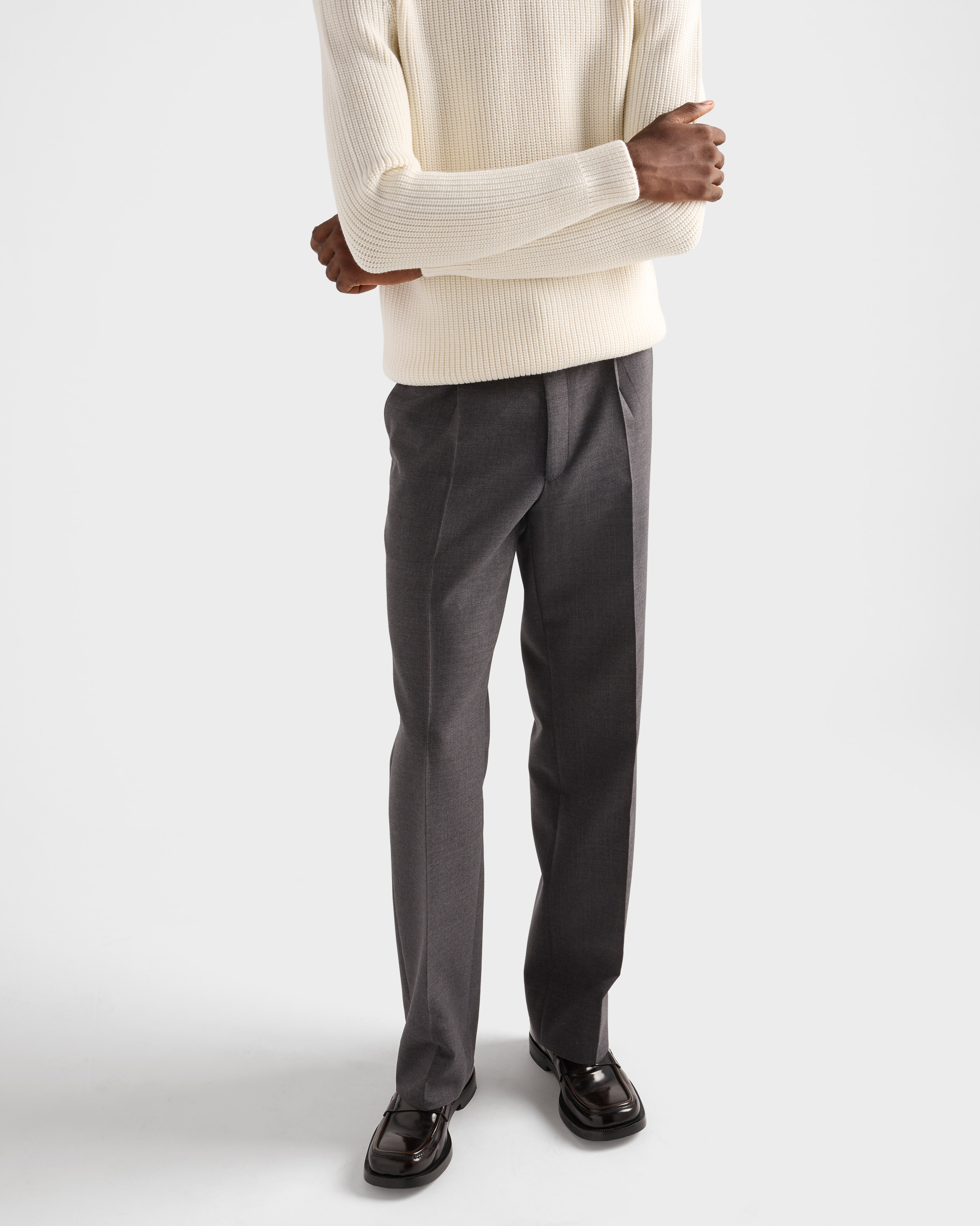 Wool and silk pants - 4