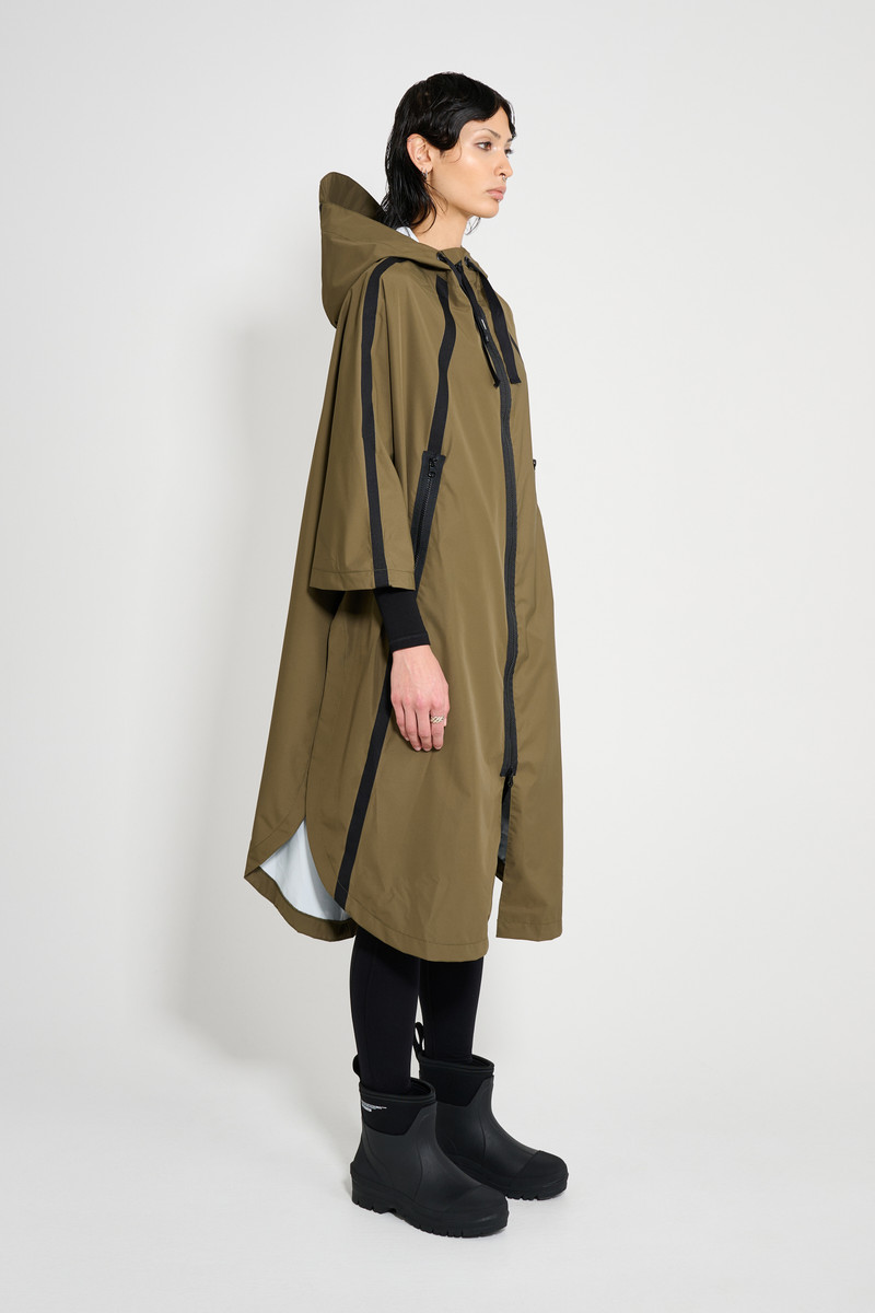 Stutterheim Concert Tape Poncho Green outlook