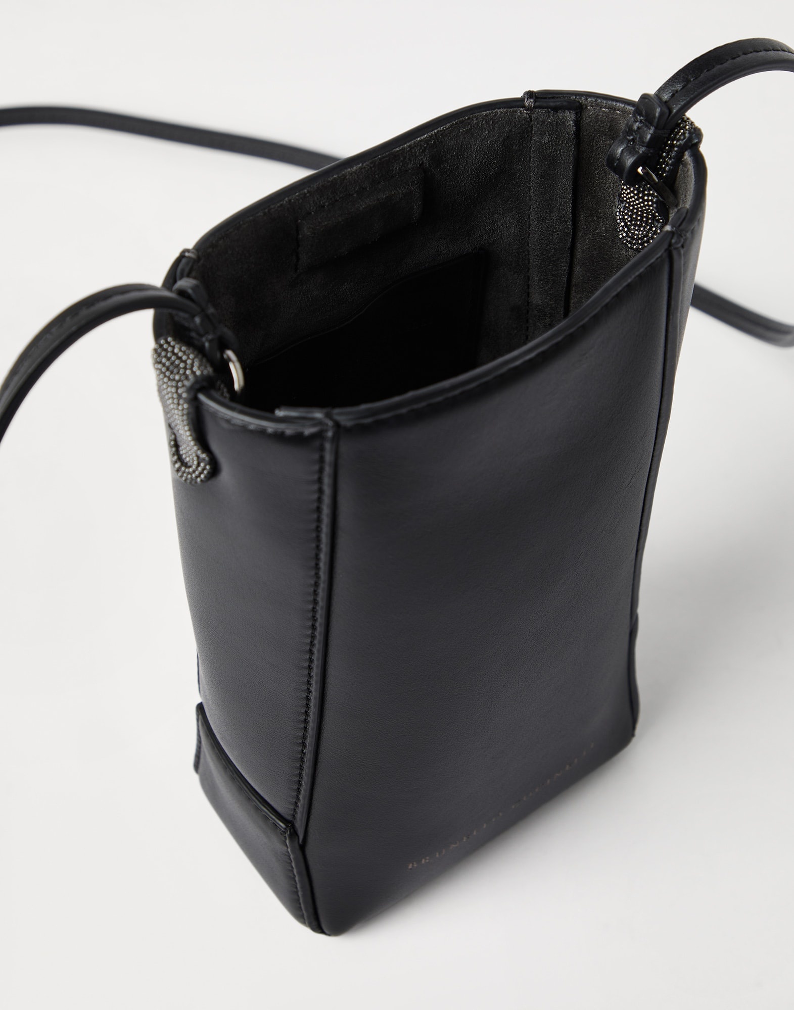 BC Duo phone holder in calfskin with monili - 5
